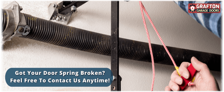 Broken Garage Door Spring Grafton MA
